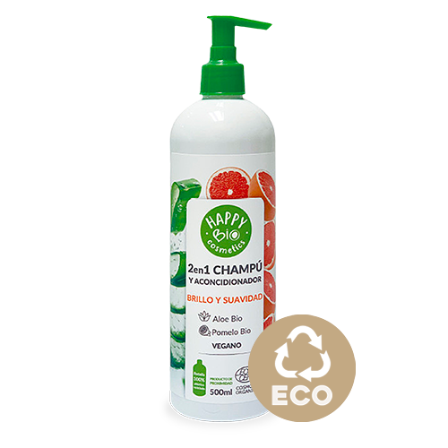 Champú y Acondicionador Aranja y Aloe 500ml Happy Bio