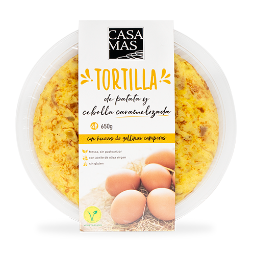 Tortilla de Patatas y Cebolla 650g Casa Mas