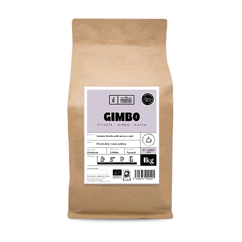 Café de Especialidad en Grano Gimbo Bio 1Kg Cal Fruitós