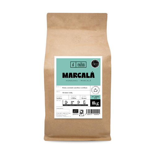 Café de Especialidad en Grano Marcalá Bio 1kg Cal Fruitós