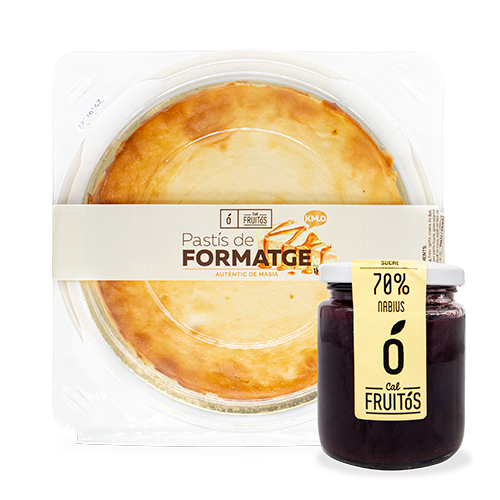 Pack Pastel de Queso 1kg + Mermelada de Arándanos