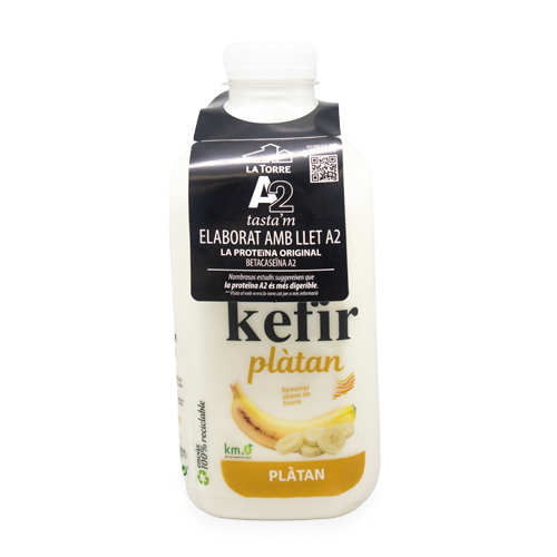 Kéfir de Plátano con leche A2 La Torre