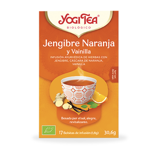Infusión Jengibre y Naranja Bio 17u Yogi Tea