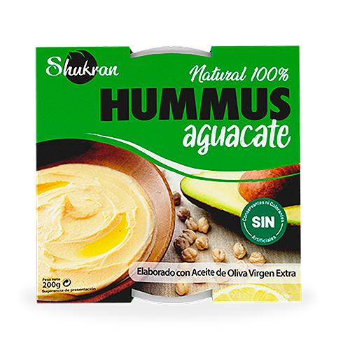 Hummus Aguacate 200g Shukran