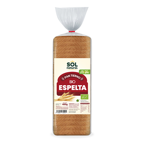 Pan Tierno Espelta Bio 400g Sol Natural