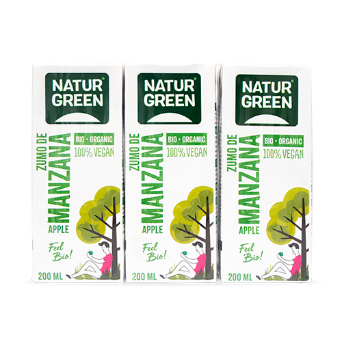 Zumo de Manzana Bio 3x200ml Naturgreen