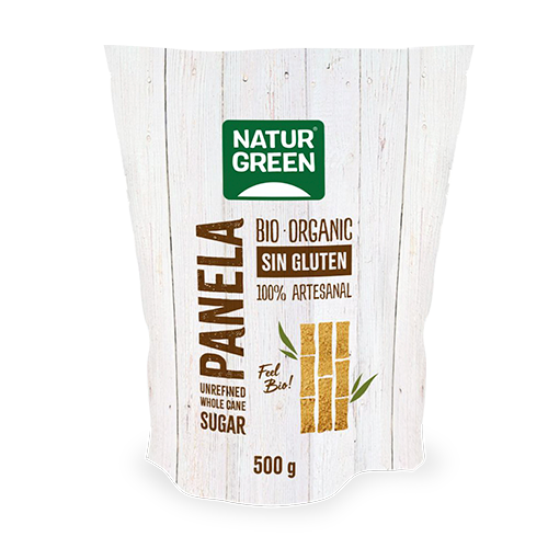 Azúcar de Caña de Panela Bio 500g Naturgreen