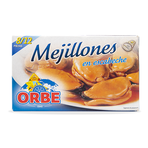 Mejillones en Escabeche 8/12 Orbe