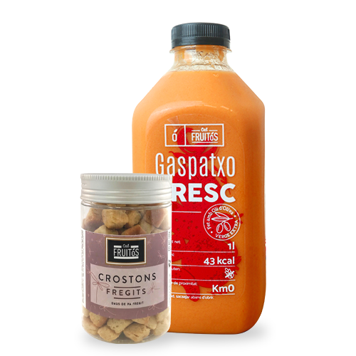 Pack Gazpacho Fresco + Picatostes Fritos