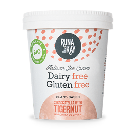 Helado Vegano Stracciatella y Horchata Bio 460ml Runa Kay