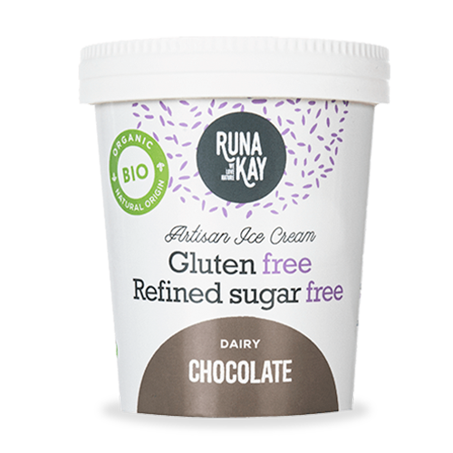 Helado con Leche Chocolate Puro Bio 460ml Runa Kay