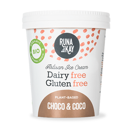 Helado Vegano Chocolate y Coco Bio 460ml Runa Kay