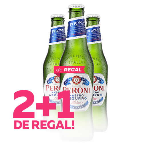 2+1 Cerveza Italiana Birra Peroni 33cl