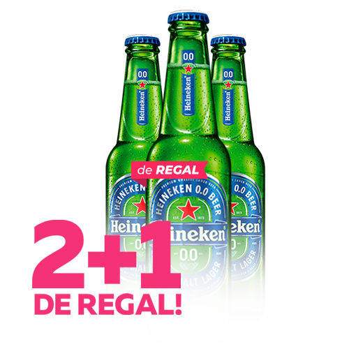 2+1 Cerveza Heineken 0,0 33cl