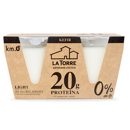 Kéfir Proteína Desnatado Pack 2x120g La torre