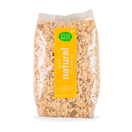 Muesli Natural S/Gluten Bio 500g Ecobasics