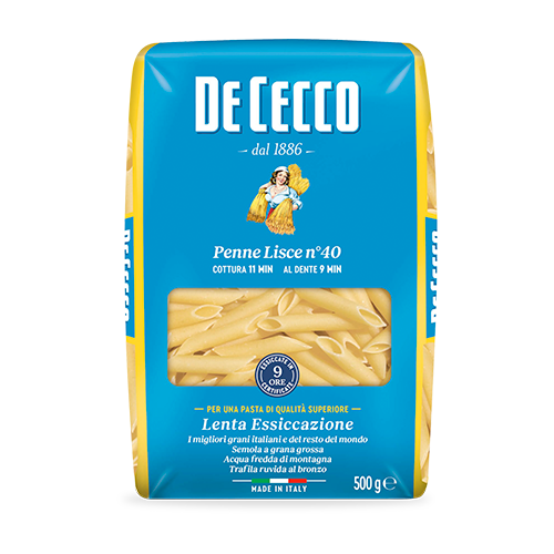 Penne Lisce nº40 500g De Cecco