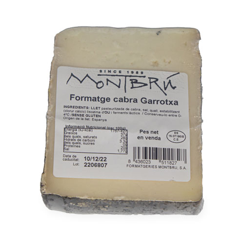 Queso de Cabra Semicurado 165g Montbrú