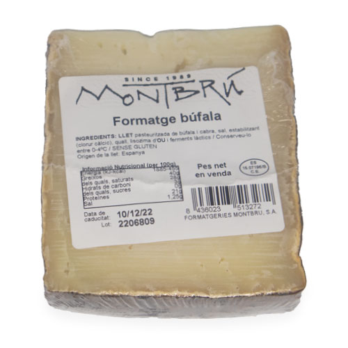 Queso de Bufala Semicurado 165g Montbru