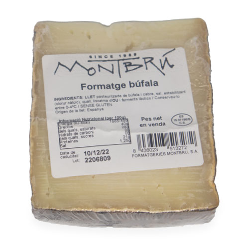 Queso de Bufala Semicurado 165g Montbru