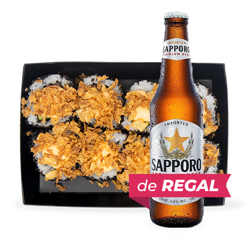 Pack Uramaki Spicy 8u UK + de Regalo Cerveza 33cl Sapporo