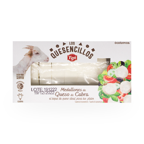 Queso Rulo Cabra Medallones 100g Quesencillos