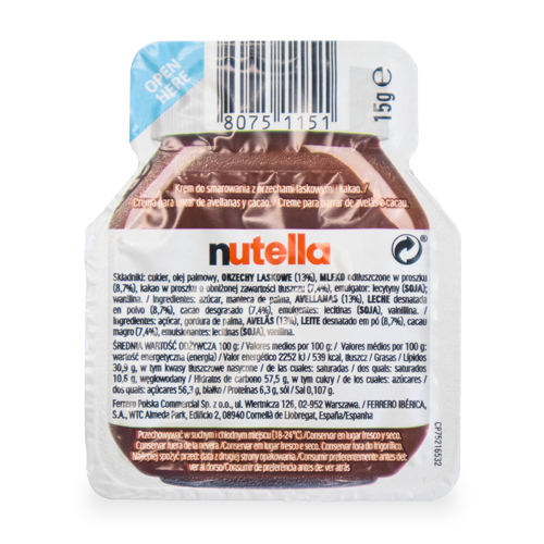 Nutella 15g 