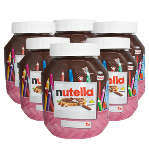 Pack 6u Crema de Cacao y Avellanas 900g Nutella