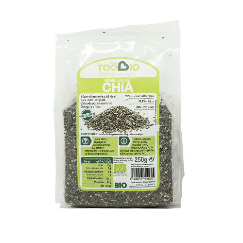 Semillas de Chia Bio 250g Toobio