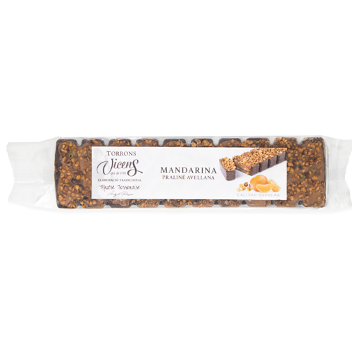 Turrón Mandarina y Avellana 300g Vicens