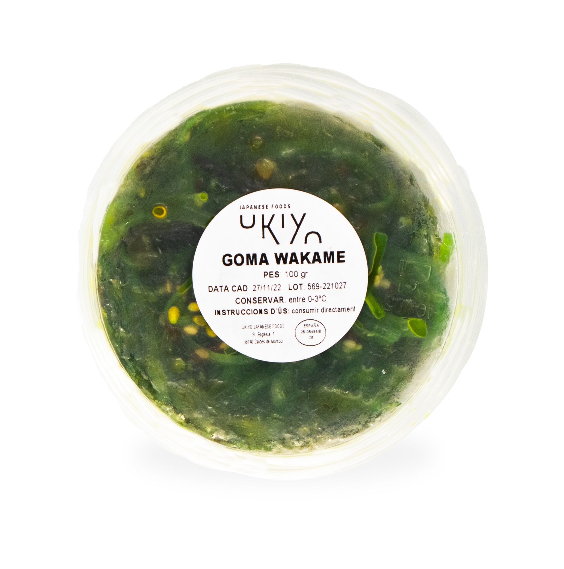 Ensalada Goma Wakame 100g Ukiyo