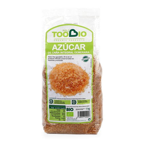 Azúcar de Caña Golden Bio 1Kg Toobio