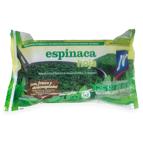 Espinacas Hoja 400g JV