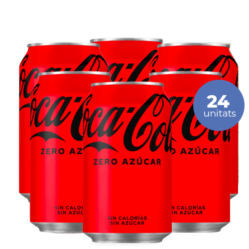 Coca-Cola Zero Lata 33cl - Pack 24