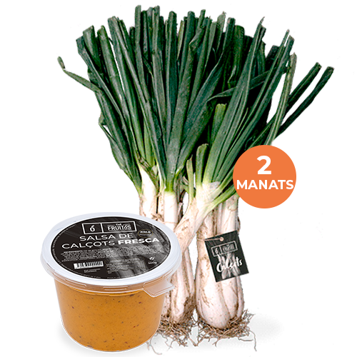 Pack 2u Calçots Manojo (25 u.) + Salsa de Calçots Fresca 500g Cal Fruitós