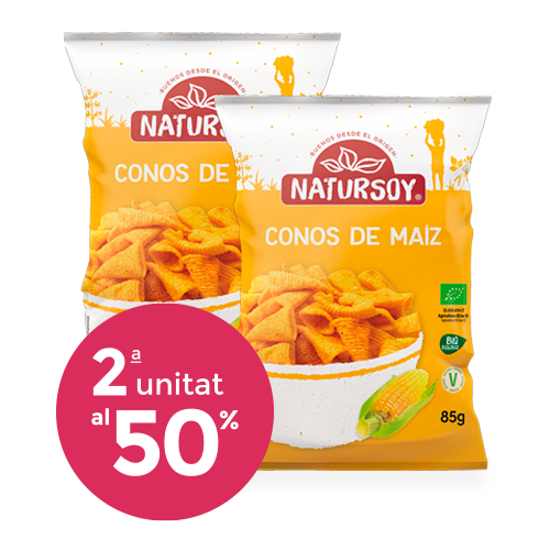 Pack 2u. Conos de Maíz 85g Natursoy