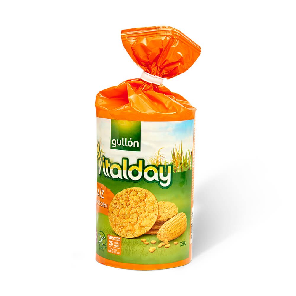 Tortitas Maíz Bolsa Vitalday 130g Gullón