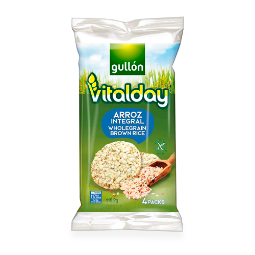 Tortitas Arroz Integral Vitalday 115g Gullón