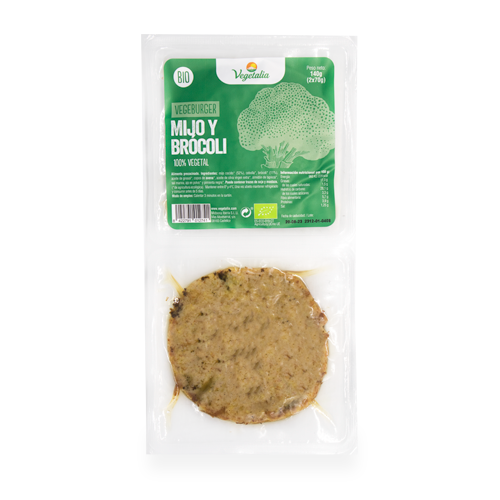 Vegeburguer Mijo y Brócoli Bio 140g Vegetalia