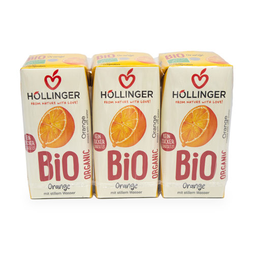 Zumo de Naranja Bio 3x200ml Hollinger