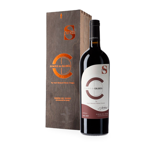 Vino Dominio de Calogía Cuvée 2019 (D.O. Ribera del Duero) - Caja Madera