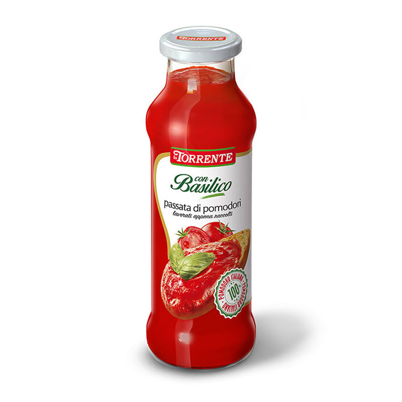 Salsa Passata di Pomodoro Basilico 700g La Torrente