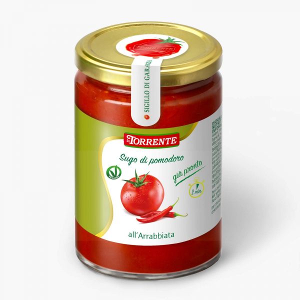 Salsa di Pomodoro Arrabiata 330g La Torrente