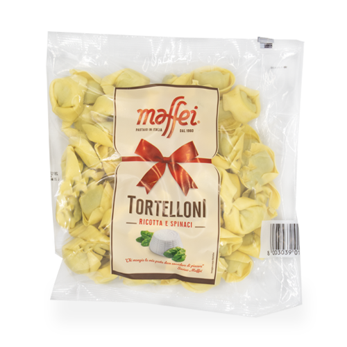 Pasta Fresca Tortelloni Ricotta e Spinaci 450g Maffei