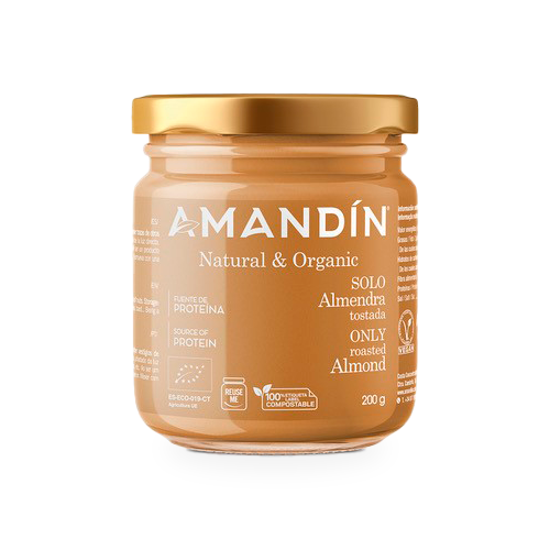 Crema de Almendra Tostada Bio 200g Amandin