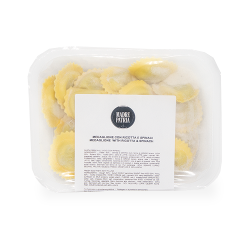 Medaglione Ricotta e Spinaci 250g Madre Patria