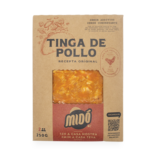 Tinga de Pollo 250g Midó