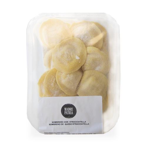 Pasta Fresca Sombrero a la Burrata 250gr Madre Patria