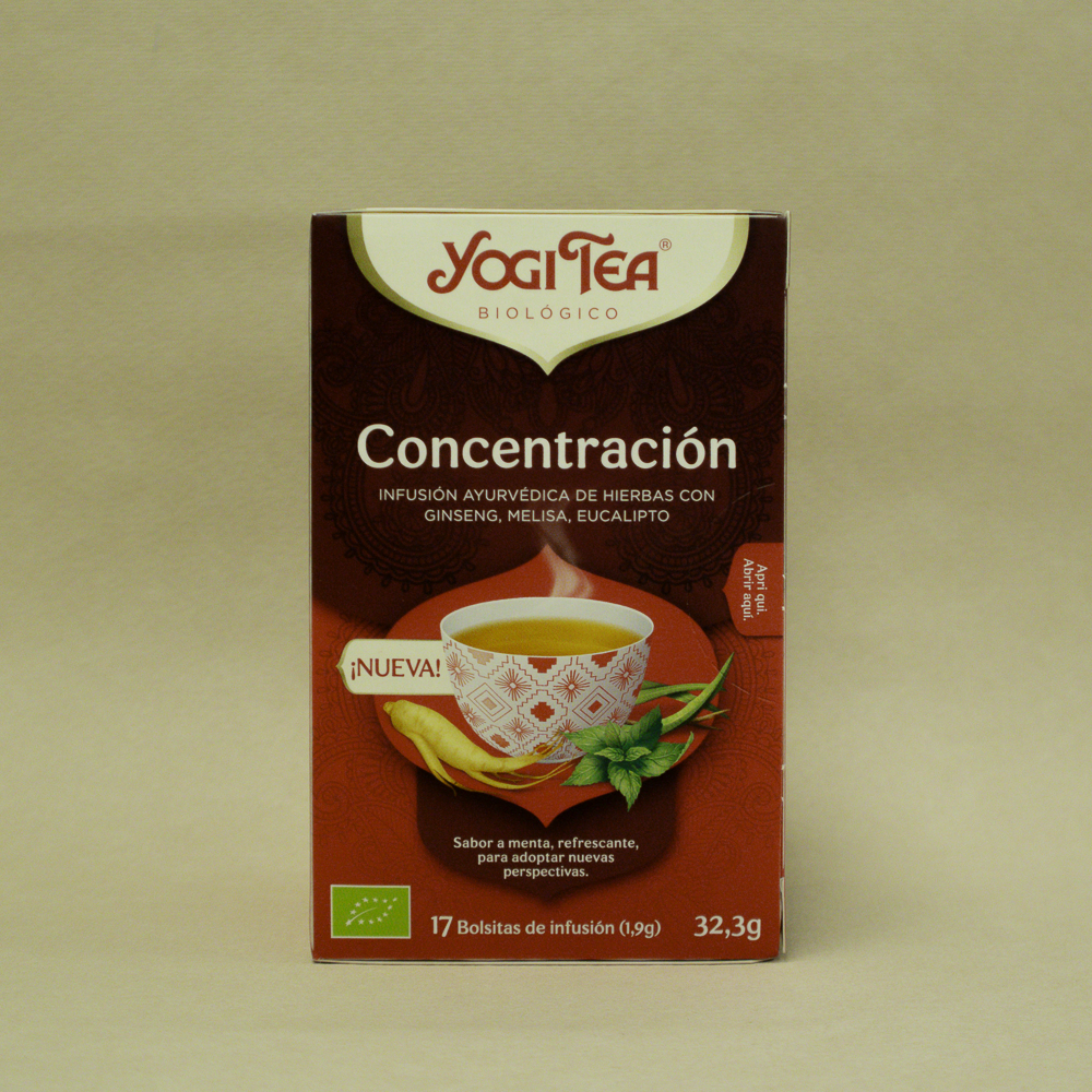 Infusión Concentración Bio 17u Yogi Tea