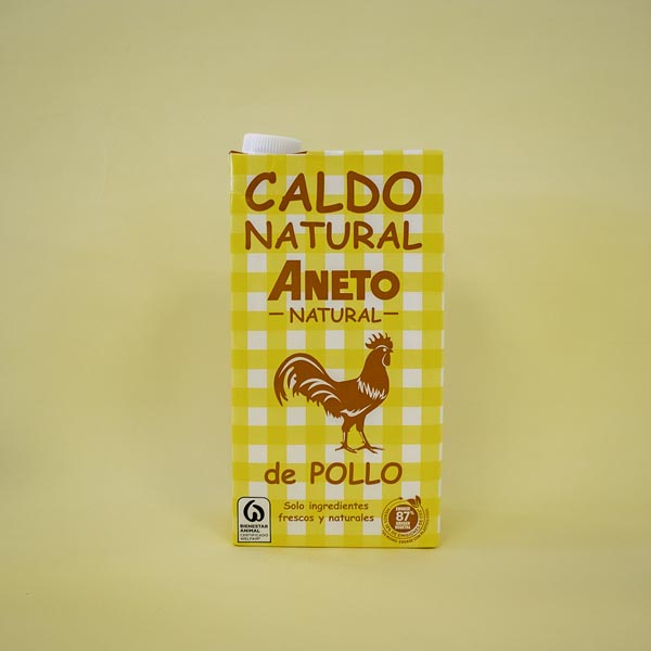Caldo de Pollo 1L Aneto
